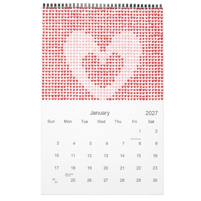2012 KALENDER (Jan 2027)
