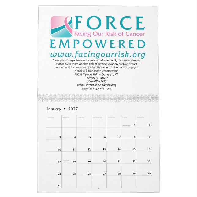 2012 KRAFT Kalender (Promo Code-ALLCALENDARS) (Jan 2027)