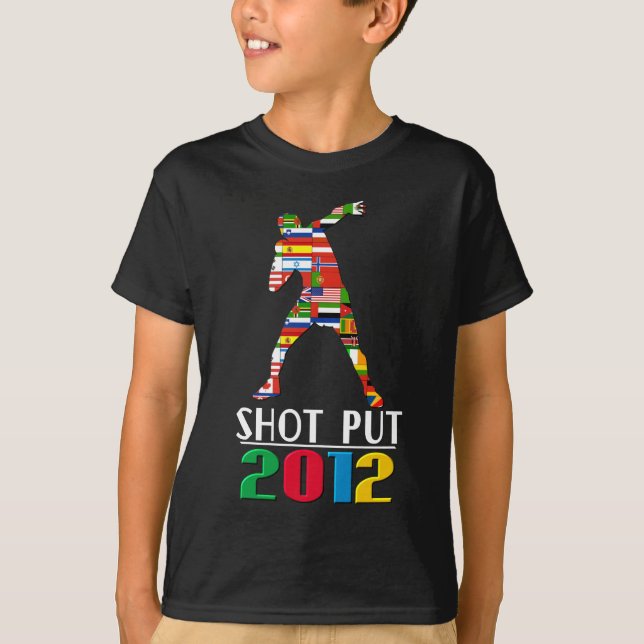 2012: Kugelstoßen T-Shirt (Vorderseite)
