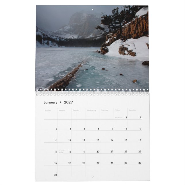 2012 Landschaftskalender Kalender (Jan 2027)