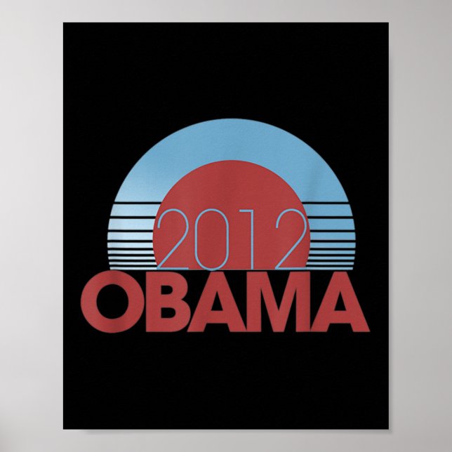 2012 Obama Retro Vintag Poster (Vorne)