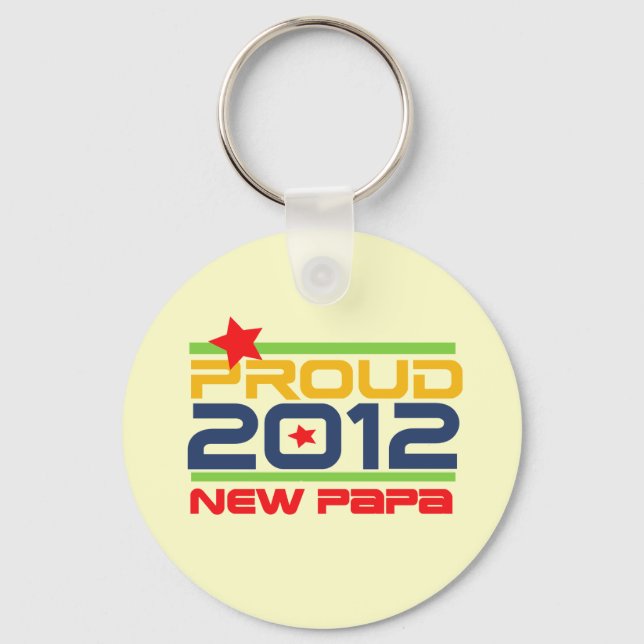 2012 Papa-T - Shirt und Geschenke Schlüsselanhänger (Vorderseite)