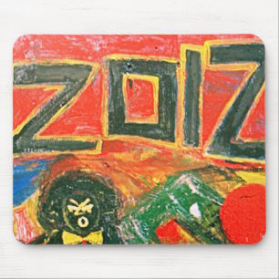 2012 schwarzer Entwurf Mousepad
