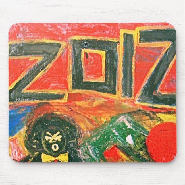 2012 schwarzer Entwurf Mousepad (Vorne)