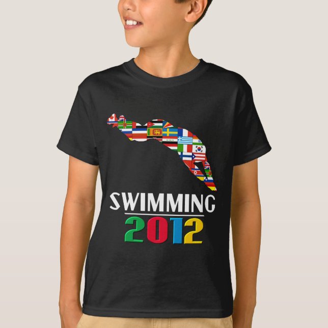 2012: Schwimmen T-Shirt (Vorderseite)