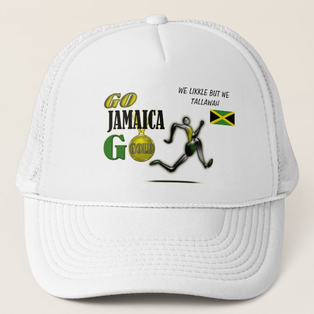 2012 Spiele-Team-Jamaika-Fan-Hut Truckerkappe (Vorderseite)