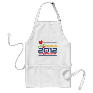 2012 stolze Großvater-T-Shirts und Geschenke Schürze