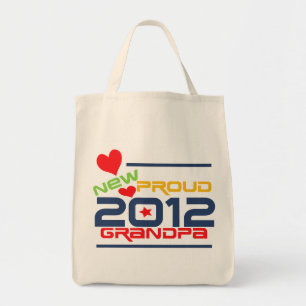 2012 stolze Großvater-T-Shirts und Geschenke Tragetasche