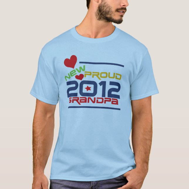 2012 T-shirts et cadeaux fiers de grand-papa (Devant)
