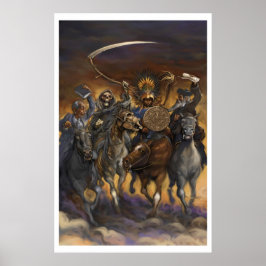 2012 Vier Pferde Poster