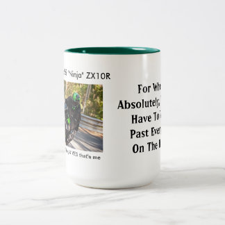 2012 ZX10R für wenn Sie Wheelie hinter jedem Zweifarbige Tasse