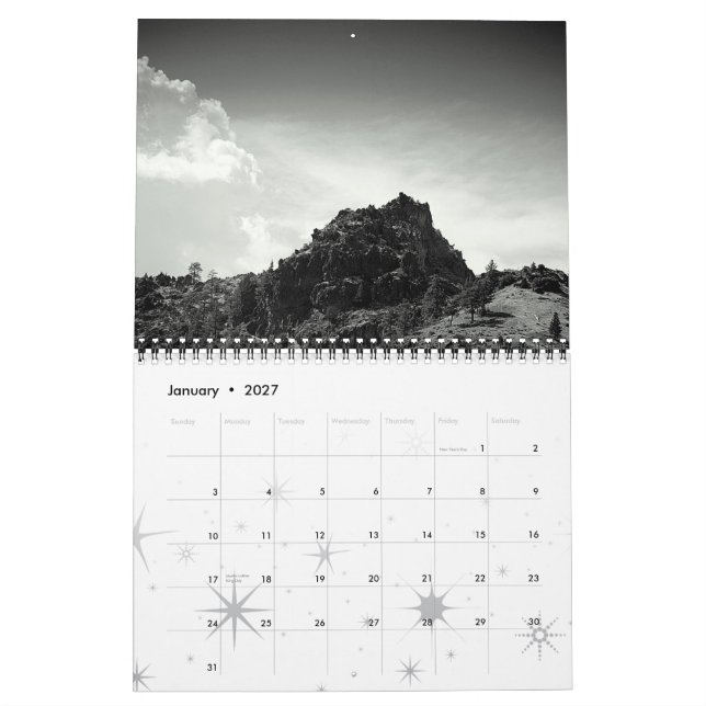 2013 12-monatiger Kalender (Jan 2027)