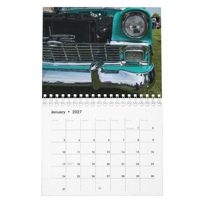 2013 56 Chevy Kalender (Jan 2027)