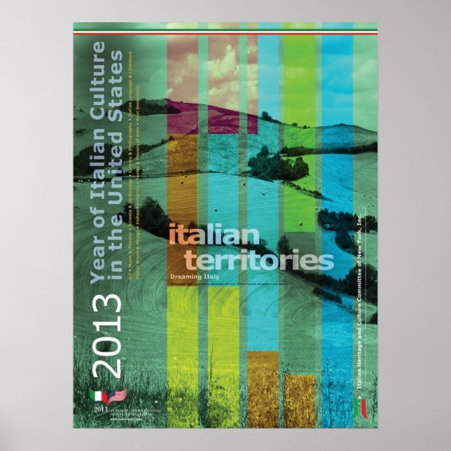 2013 Année de la culture italienne Italie affiche  (Devant)