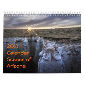 2013 calendrier - scènes de l'Arizona