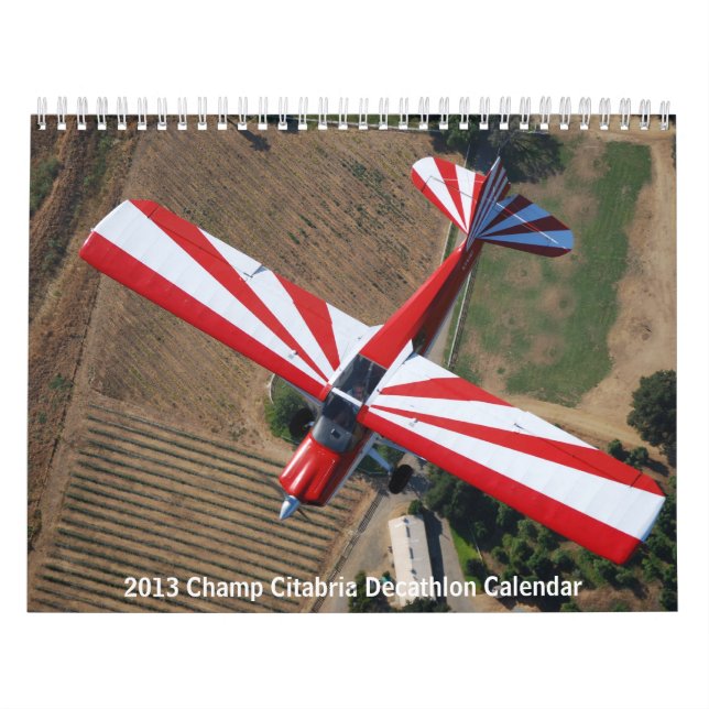 2013 Champion Citabria Decathlon-Kalender Kalender (Titelbild)