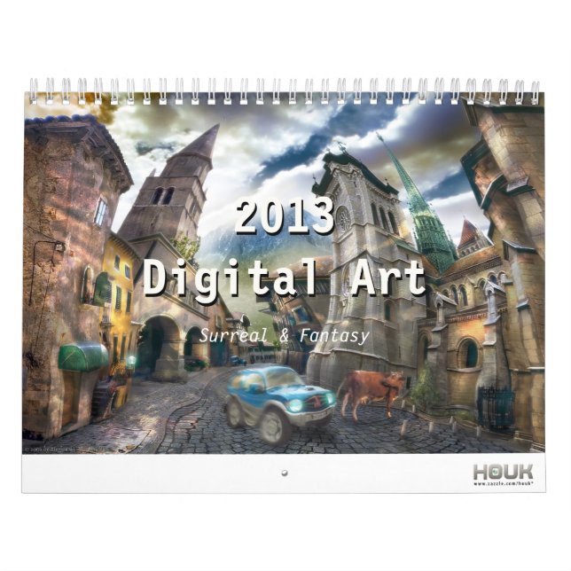 2013 Digital Surreal & Imaginaire Art - Calendrier (Protection)
