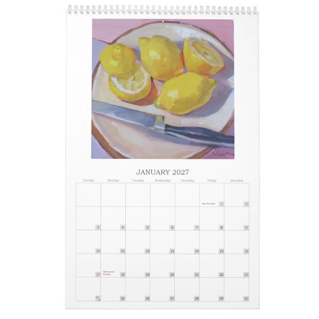 2013: Ein Kalender der Malereien von Sarah Sedwick (Jan 2027)
