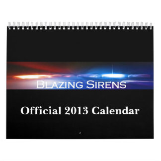 2013 glühender Sirene-Kalender Kalender