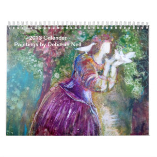 2013 Kalender-Malereien von Deborah Nell Kalender