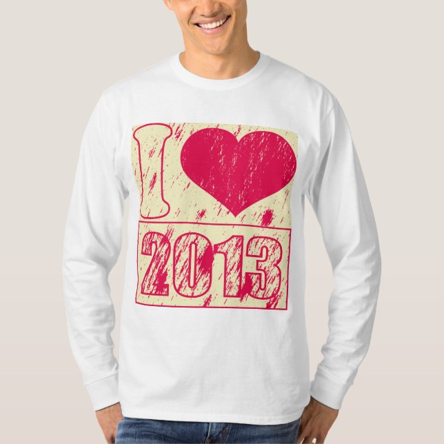 2013 - Schnee Vintag - T - Shirt (Vorderseite)