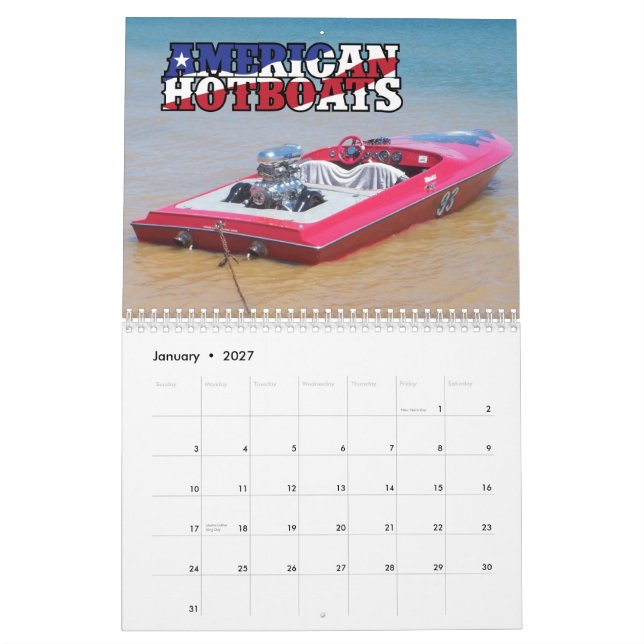 2014 amerikanischer heißer Boots-Kalender Kalender (Jan 2027)