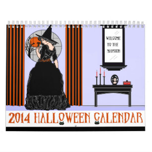 2014 calendrier de Halloween, version deux