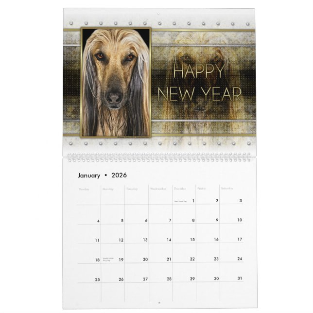 2014 chiens par le calendrier de vacances (Jan 2026)