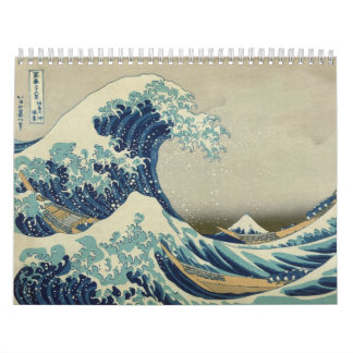 2014 - Die große Welle: Die Kunst von Hokusai Kalender