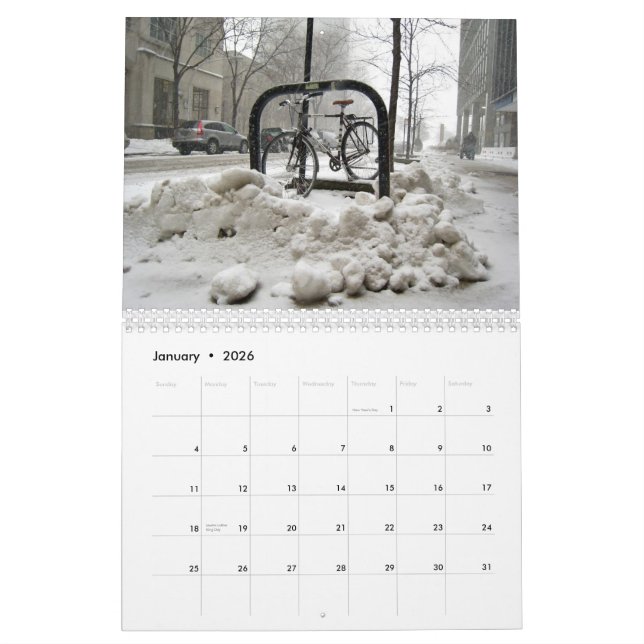 2014 faisons du vélo le calendrier (Jan 2026)