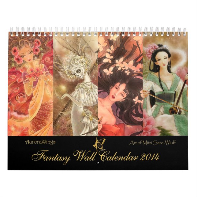 2014 Fantasie-Kalender - Kunst durch Mitzi Kalender (Titelbild)
