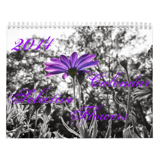 2014 fleurs sélectives de calendrier (Protection)