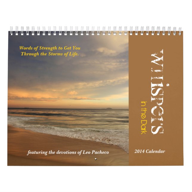 2014 Flüstern im dunklen Devotional Kalender (Titelbild)