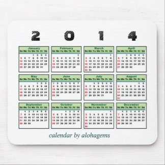 2014 Kalender Mousepad