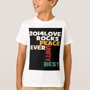 2014 Liebe Rocks Peace Art Print T-Shirt