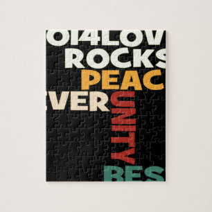 2014 Love Rocks Peace Kunstprint