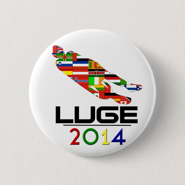 2014: Luge Button (Vorderseite)
