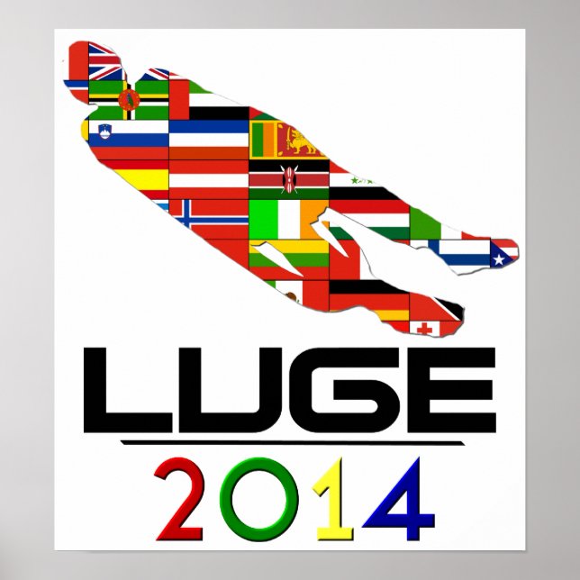 2014: Luge Poster (Vorne)