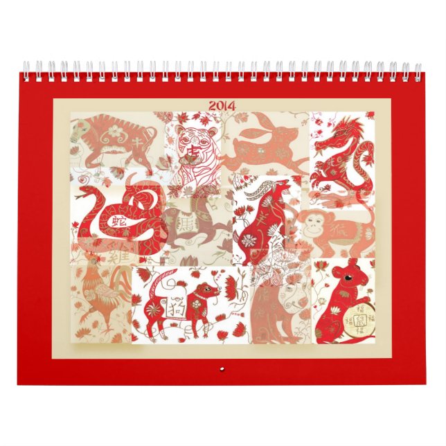 2014 Neujahrsfest-Astrologie-Kalender Kalender (Titelbild)