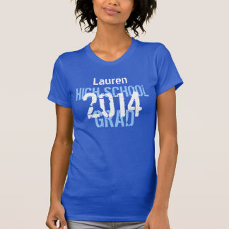 2014 oder jedes Jahr High School Grad Royal Blue T-Shirt