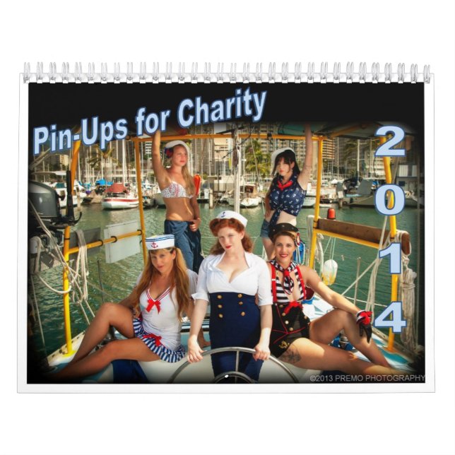 2014 PinUps für Wohltätigkeit-Kalender Kalender (Titelbild)