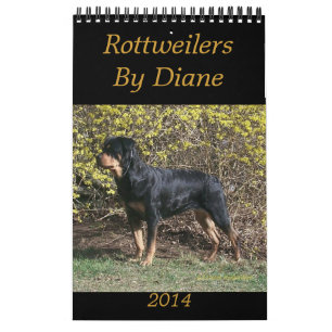 2014 rottweilers par le calendrier de Diane