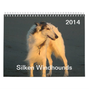 2014 seidenes Windhounds 1-2 Kalender