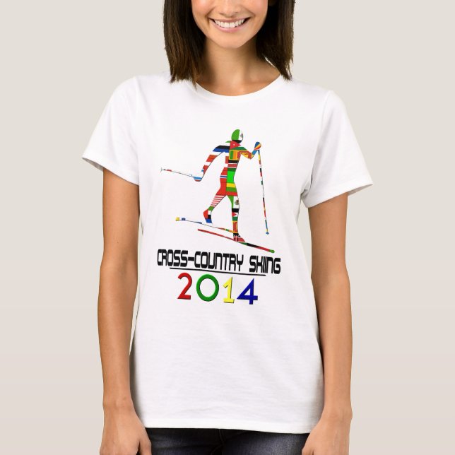 2014: Skilanglauf T-Shirt (Vorderseite)