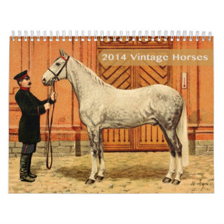 2014 Vintager Pferdekalender Kalender