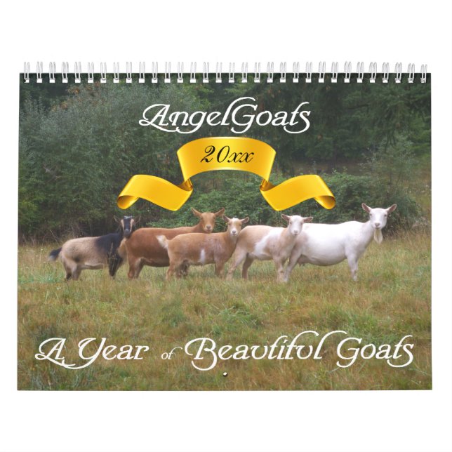 2014 Ziegenkalender Schöne Ziegen EngelZiegen Kalender (Titelbild)