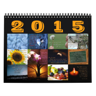 2015 calendriers inspirés de vers de bible
