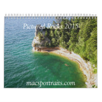 2015 dargestellter Felsen-Kalender