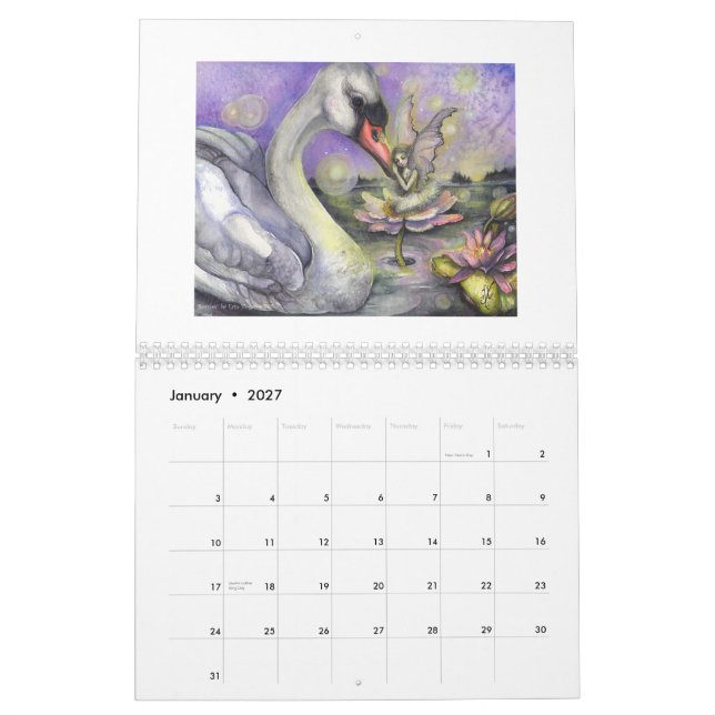 2015 Fee-Kalender durch Erin Hogan Kalender (Jan 2027)