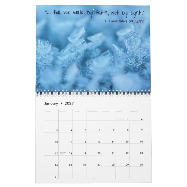 2015 inspirierend Bibel-Vers-Kalender Kalender (Jan 2027)